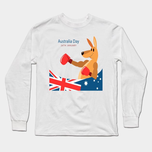 australia day Long Sleeve T-Shirt by hamzaben